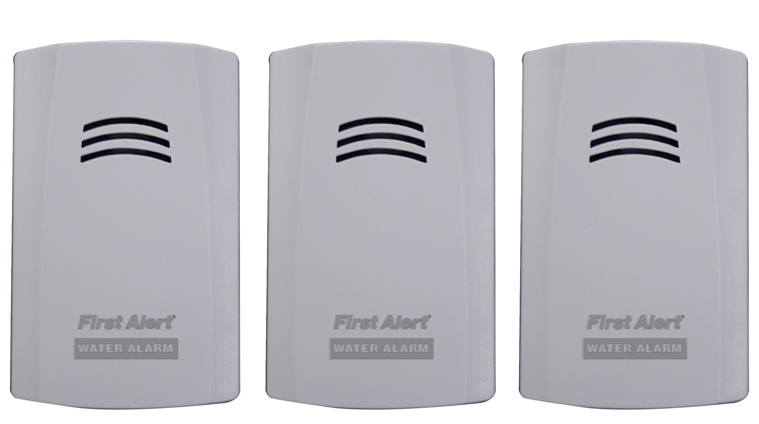 First Alert Water Alarm for Leak Detection and Flood Alerts, 3Pack