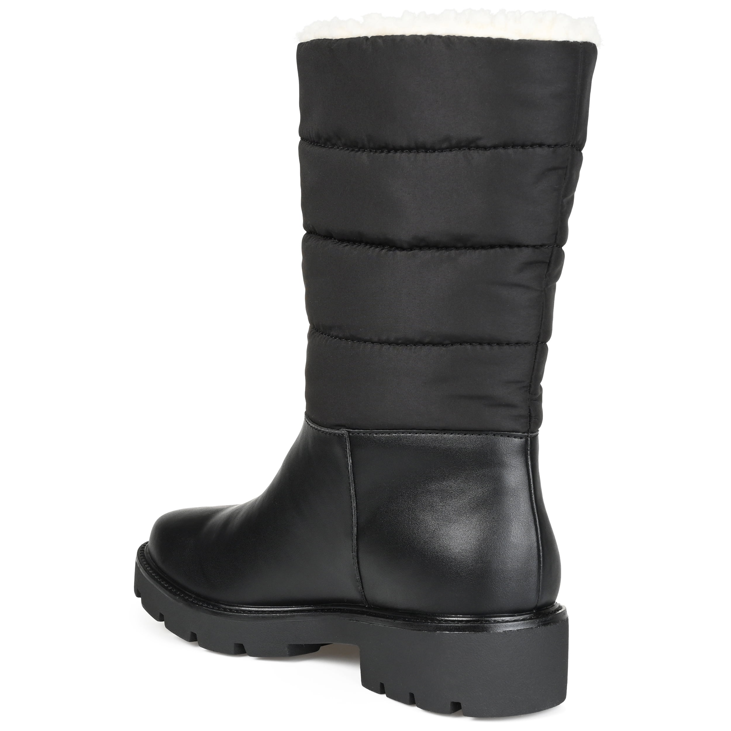 Journee Womens Nadine Block Heel Cold Weather Booties