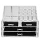 thumbnail image 1 of Clear Makeup Cosmetics Organizer Jewelry Storage Box Multi Layer Case with Drawers, 1 of 4