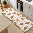 thumbnail image 5 of Football and Cheer Goods Pattern Kitchen Rug Mat,Kitchen Runner Rugs Non Skid Washable,Decorative Kitchen Floor Mats for Kitchen,Sink,Laundry,17"x47.2", 5 of 7