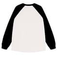 thumbnail image 2 of Jalioing Men's Pullover Tee Color Block Long Sleeve Dropped Shoulder T Shirts Casual Loose Crew Neck Tops, 2 of 3