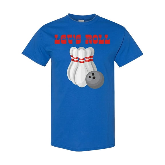 Inktastic Let's Roll Bowling T-Shirt