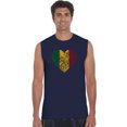 thumbnail image 1 of LA Pop Art Men's Word Art Sleeveless T-shirt - One Love Heart, 1 of 2