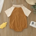 thumbnail image 5 of Sngxgn Baby Bodysuits for Boys Short Sleeve (Brown,90), 5 of 5
