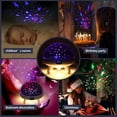 thumbnail image 3 of Baby Night Light Star Projector Night Light projector for Kids Room with Sound Machine White Noise Machine for Sleeping Soother Nursery Lamp 9 Natural Sounds 20 Lullabies Remote Control Timer, 3 of 4