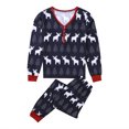 thumbnail image 2 of Pyjamas de Noël Même Style Parent-Enfant Col Rond Vêtements de Nuit Imprimés Manches Longues Automne, 2 of 6