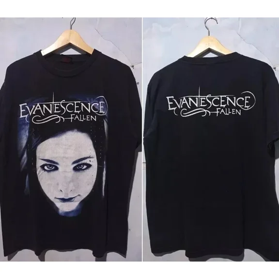 Evanescence Band Basic Black Unisex T-shirt 2 Side Gift For Fan