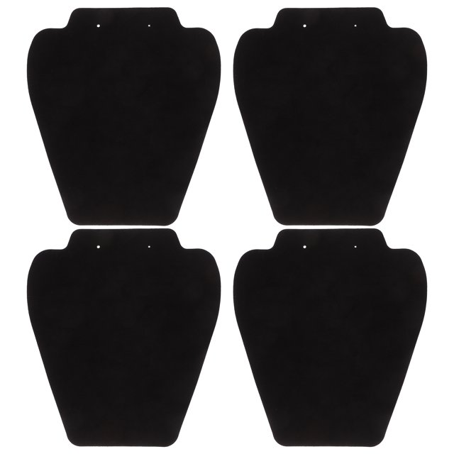 4pcs Velvet Necklace Stand Jewelry Display Bust Stand Pendant Chain Chokers Holder Storage Organizer For Shop Store Show