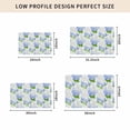 thumbnail image 5 of Summer Hydrangeas Door Mat Indoor Outdoor, White Blue Flowers Pastoral Leaves Non Slip Welcome Mat with Rubber Backing, Absorbent Fabric Front Door Mats Entryway Rug for Home Patio Entrance 18"x30", 5 of 9