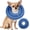 Navy Blue, variant on Minzimin Dog Collar, Waterproof Soft Dog Cone After , Comfy Protective Elizabethan Collar Alternative for Dogs Cats, Adjustable Pet Neck Donut Cone Anti-Licking Biting Wounds 1Pack