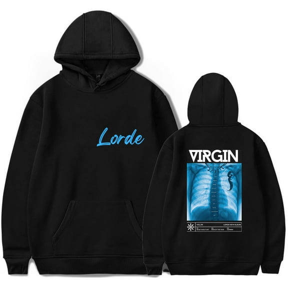 Lorde Album Virgin Merch Hoodie Unisex Hooded Sweatshirt Long Sleeve Tracksuit Pullover Coat