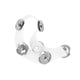 thumbnail image 2 of Tambor de Pandereta de Platillos, Anillos de Platillos Duraderos para Apilar Hihats, Juego de Batería de 6 Campanas de Latón, Juego de Batería de Perc perfke Anillos de platillos de batería, 2 of 9