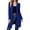 Blue, variant on Womens Blazers for Work Casual Long Duster Cardigan Open Front Sweaters with Side Pockets Maxi Length Outerwear for Spring Fall Daily Commute Elegant Professional Styling
