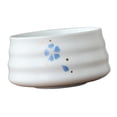 thumbnail image 4 of Soporte de cerámica para batidor de té, ideal para iniciar la ceremonia del té, soporte para batidor de té matcha hecho a mano. Blanco y azul, 4 of 9