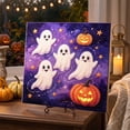 thumbnail image 4 of Halloween Diamond Art Kits For Adults Clearance, DIY Pearl Diamond Art, Hanging Ornament For Halloween Front Door Decor, DIY Fall Home Decor Wall Art, Halloween DIY Gift (D), 4 of 8