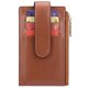 thumbnail image 1 of Cartera delgada minimalista para hombres y mujeres con bloqueo RFID bolsillo frontal de cuero con clip para dinero JAMW Sencillez, 1 of 5