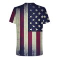 thumbnail image 5 of Qertyioot Hommes Imprimer Manches Courtes Col Rond T-shirt Mode Décontracté Manches Courtes, 5 of 5