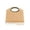 #1 - Beige, variant on Straw Woven Clutch Purse for Women Boho Top Handle Evening Bag Summer Beach Shoulder Crossbody Handbag with Gold Chain