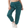 thumbnail image 1 of CHOK Women‘s Drawstring Elastic High Rise Silky Satin Cargo Solid Pants, 1 of 5
