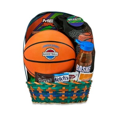 Basketball with Bag Easter Basket Gift Set