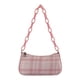 thumbnail image 2 of Bolsas De Hombro Bolso de axila con estampado de cuadros retro para mujer, bolso de cadena de acrílico informal (rosa) Likrtyny Para Estrenar, 2 of 4
