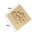 thumbnail image 3 of Grofry Biscuit Mould  Stamp Biscuit Mold Wooden Cookie Cutter Engraved Pattern Smooth Grinding DIY Craft Multi-purpose Creative Mold, 3 of 8