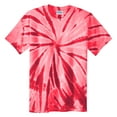 thumbnail image 5 of Yellow Rooster Men's Short Sleeve Tie-Dye Male Cotton T-Shirts Red XL, 5 of 6