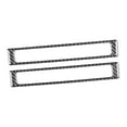 thumbnail image 1 of 2x Door Sill Accent Cover Carbon Fiber for Replacement, 1 of 8