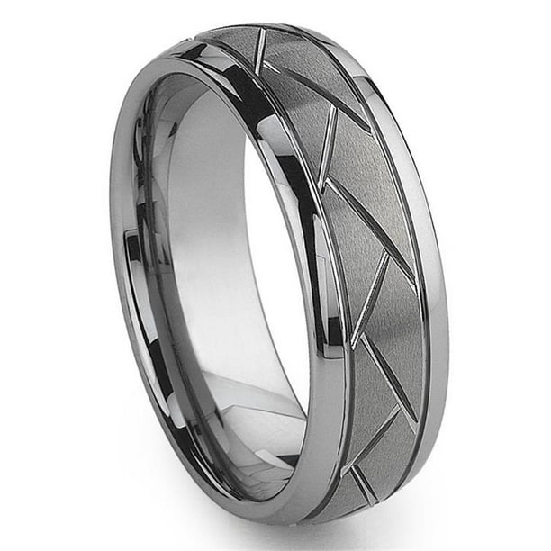 Titanium Kay - Titanium Kay Tungsten Carbide Diamond Cut Groove Newport ...