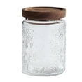 thumbnail image 1 of Sunflower Flower Glass Jars, Flour and Sugar Containers, Glass Spice Jars Glass Jars with Lids, Embossed Glass Sealing Jars, 1 of 5