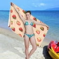 thumbnail image 7 of Dreamtimes Beach Towels Strawberries Camping Towels Fruit Sand Free Beach Towel, 30"x60" Large Beach Towels Quick Dry Bath Travel Towels Pool Yoga Beach Mat for Men Women, 7 of 7