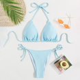 thumbnail image 2 of Beach Vacation Halter Neck Bikini Set for Women Stylish and Comfortable, 2 of 6