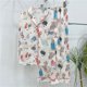 thumbnail image 1 of Pijama con estampado de caniche para mujer, conjunto de dos piezas de seda como un perro bonito, Tops de manga larga, pantalones largos, primavera y otoño, 32903, 1 of 4