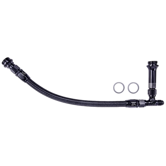 JEGS Dual Feed Fuel Line Kit Fits Holley Dual Feed Carburetors [7/8 in.-20 Threads]