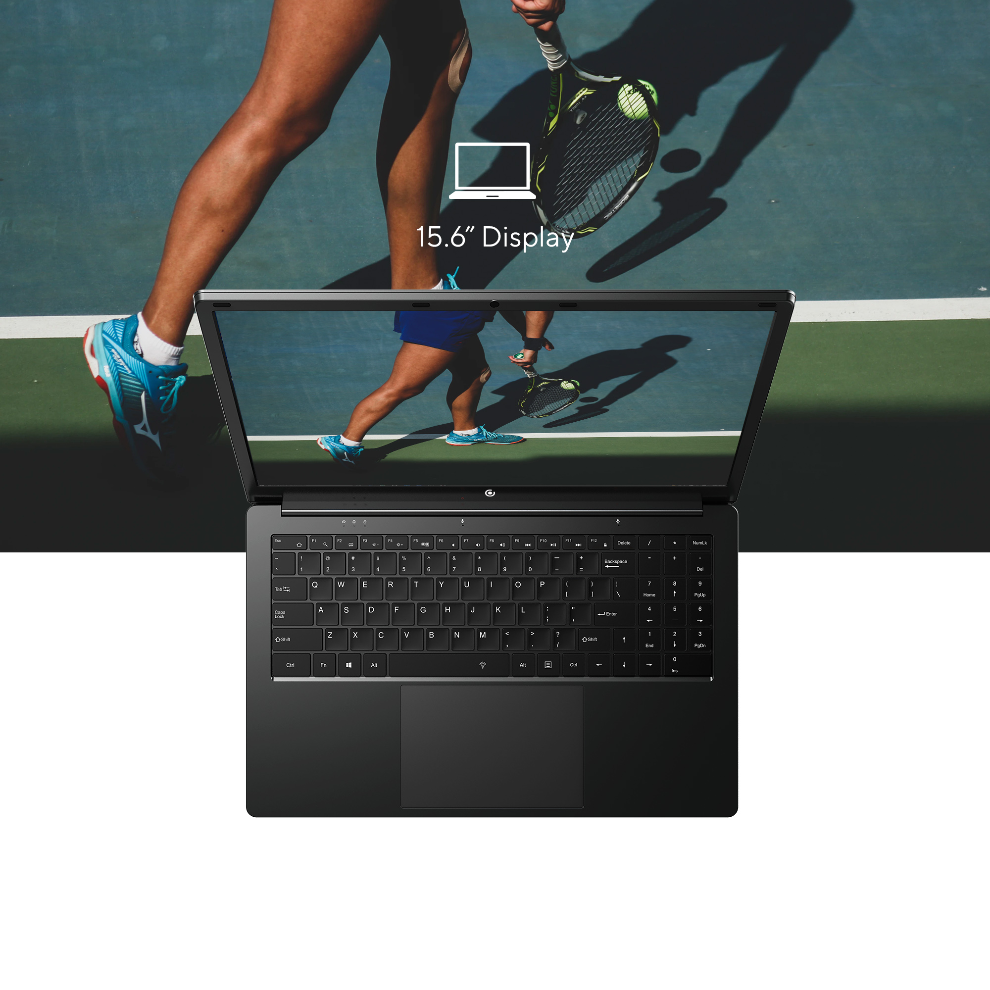 Core Innovations CLT1564BL 15.6" Laptop with Windows 10 S, Intel Celeron 3GB RAM 64GB Flash Storage (Black)