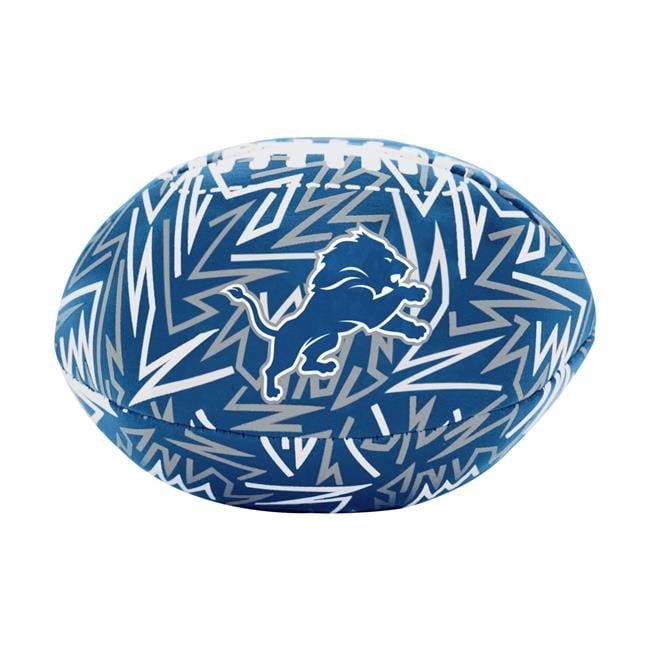 Logo Brands 611-93MCS-R1 Detroit Lions Graffiti Micro Soft Football