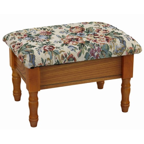 Home Craft Footstool with Storage, Multiple Colors