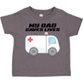 thumbnail image 3 of Inktastic My Dad Saves Lives- Ambulance Boys or Girls Toddler T-Shirt, 3 of 5