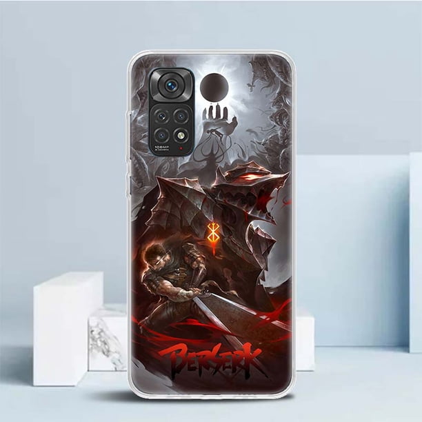 Funda suave de Anime Berserk Guts para Xiaomi Redmi Note 12, 11S, 11T, 11E, 10S, 10 Pro, funda de teléfono con estampado 11, 9S, 9T, 8, 8T, 7, 6, 5 Plus Fivean unisex