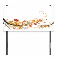 thumbnail image 3 of Fall Headboard, Swirling Bended Autumn Tree Branches Colored Leaves Pastoral Season Theme, Upholstered Decorative Metal Bed Headboard with Memory Foam, Twin Size, Marigold Dark Orange, by Ambesonne, 3 of 4