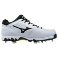 thumbnail image 2 of Mizuno 9-Spike Swift 4 Women's Softball Cleat, Size 5, White-Black (0090), 2 of 2