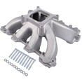 thumbnail image 5 of GM LS Gen III/IV Single Plane Intake Manifold - 28097 Aluminum, 6.07" Height, LS1/LS2/4.8/5.3/6.0L Cathedral Port Engines - Carbureted Intake, 5 of 7
