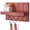 Red, variant on Rebee Vision Key Holder Wall Mount - Mail Organizer and Key Rack with 5 Hooks (Black, 10inch)