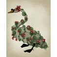 thumbnail image 2 of Fab Funky 12x14 White Modern Wood Framed Museum Art Print Titled - Bound Swan on cream, 2 of 4