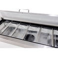 thumbnail image 4 of Heavy Duty Commercial 44" (1 Door) Pizza Prep Table Refrigerator, 4 of 7