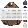 thumbnail image 2 of LEKWK Mens Button Down Shirts Long Sleeve Loose Fit Casual Shirts Contrast Stitch Pocket Work Shirts Streetwear Fall Lightweight Jacket, 2 of 8