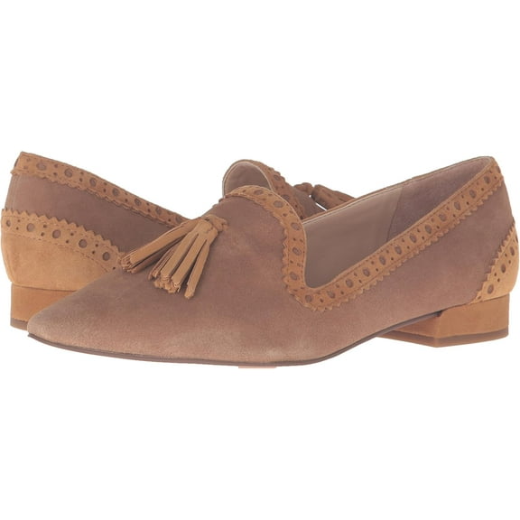 Franco Sarto Women's Stella Pointed Toe Flat Dark Sand 9M