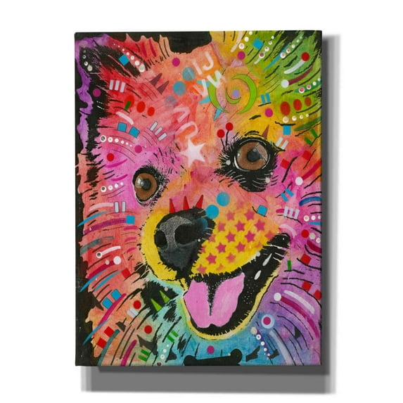Epic Graffiti 'Pom Pom 2' by Dean Russo, Canvas Wall Art, 40"x54"