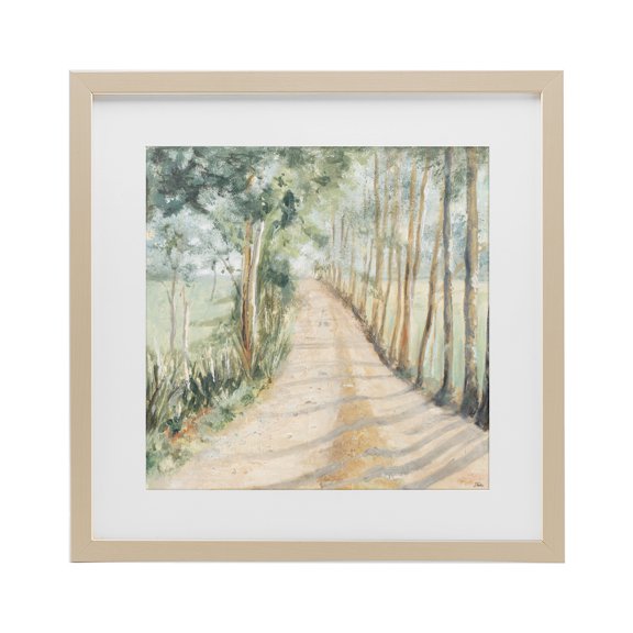 Stupell Industries Farmhouse Camino A Casa Pathway Birch Framed Print Under Glass, 13 x 13, by Patricia Pinto