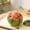 Green Size B L2, variant on Qonioi Cute Ceramic Watermelon Bowl with Lid, Funny Summer Fruit Serving Bowl for Yogurt Salad, Novelty Household Tableware for Dessert and Snack Storage
